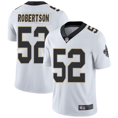 Men New Orleans Saints Limited White Craig Robertson Road Jersey NFL Football #52 Vapor Untouchable Jersey->new orleans saints->NFL Jersey